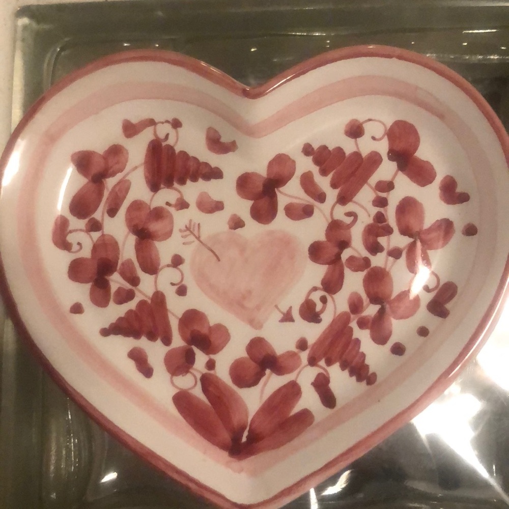 Italian hand painted candy/trinket dish.